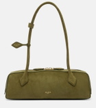 Alaïa Le Teckel Medium suede shoulder bag