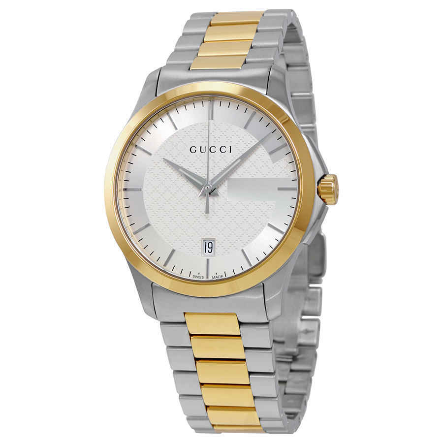 Gucci G-Timeless Watch 40mm in Silver/Gold Gucci