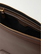 TOM FORD - Logo-Debossed Leather Messenger Bag