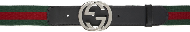 Photo: Gucci Green & Red Web GG Belt