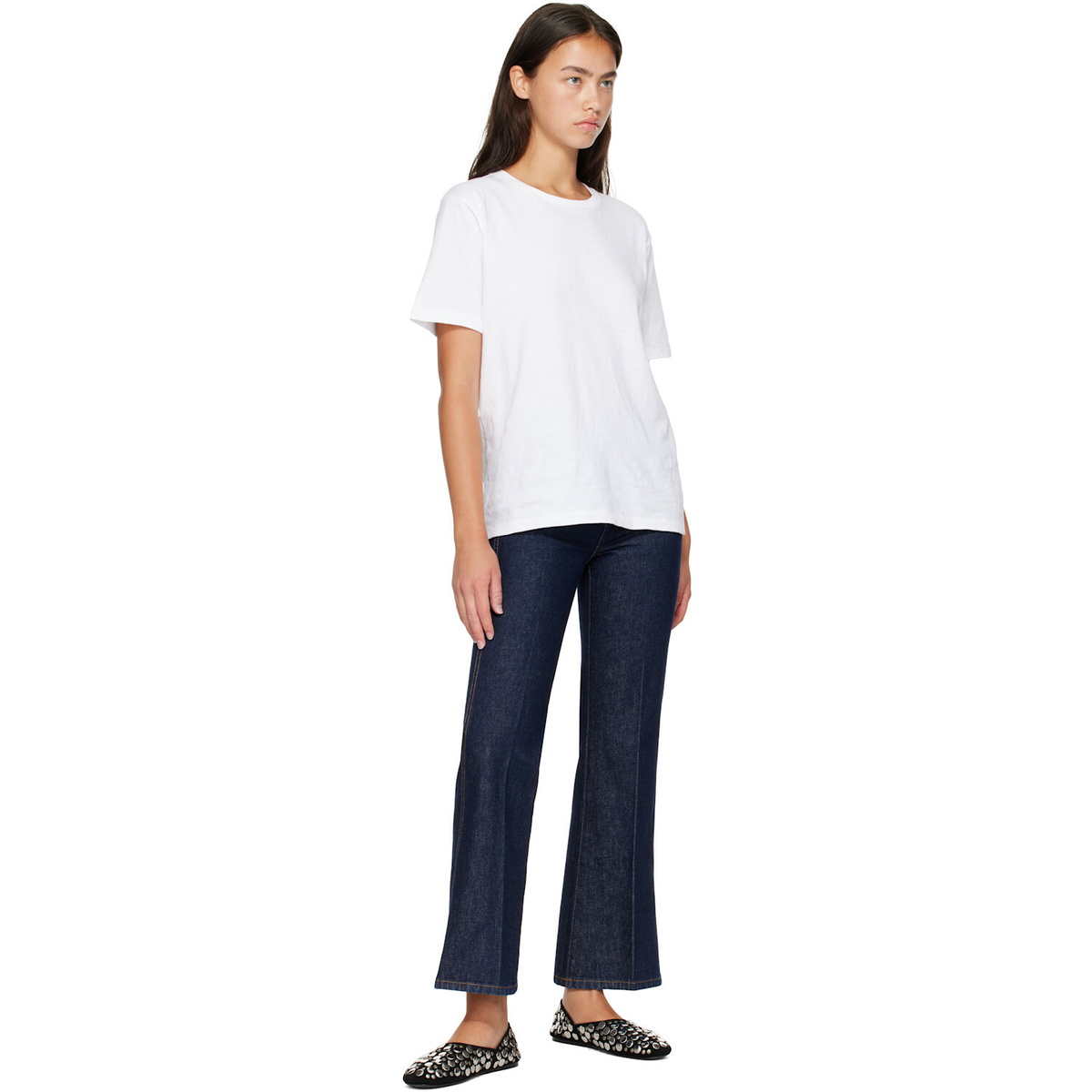 KHAITE Indigo Clara Jeans