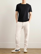 TOM FORD - Tapered Garment-Dyed Cotton-Jersey Sweatpants - Neutrals