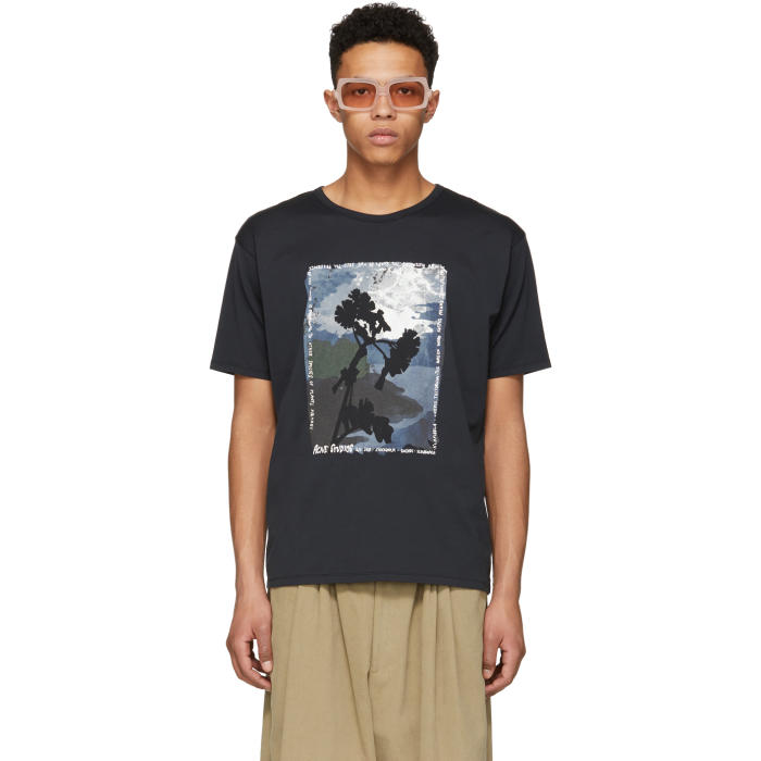 Photo: Acne Studios Black Naive Flower T-Shirt