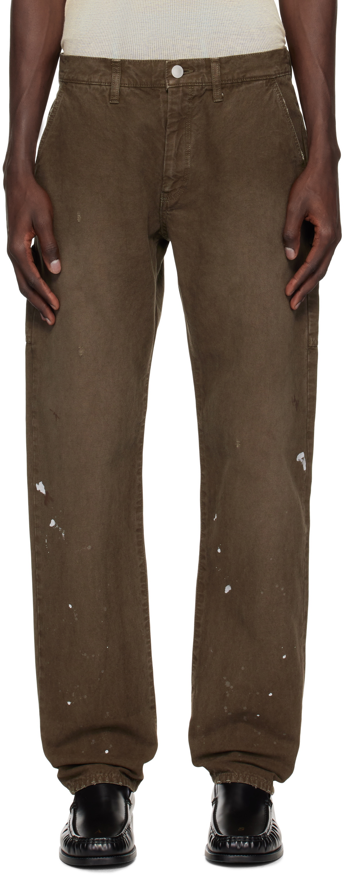 John Elliott Brown Work Trousers
