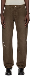 John Elliott Brown Work Trousers