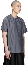 Fumito Ganryu Grey Polyester T-Shirt