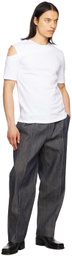 Steven Passaro White Cutout T-Shirt