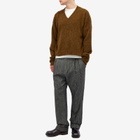 Craig Green Men's Double Pleat Trousers in Black/White Stripe