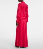Simkhai Kiri satin maxi skirt