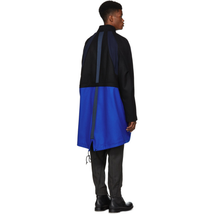 Abasi Rosborough Black and Blue Arc Coat
