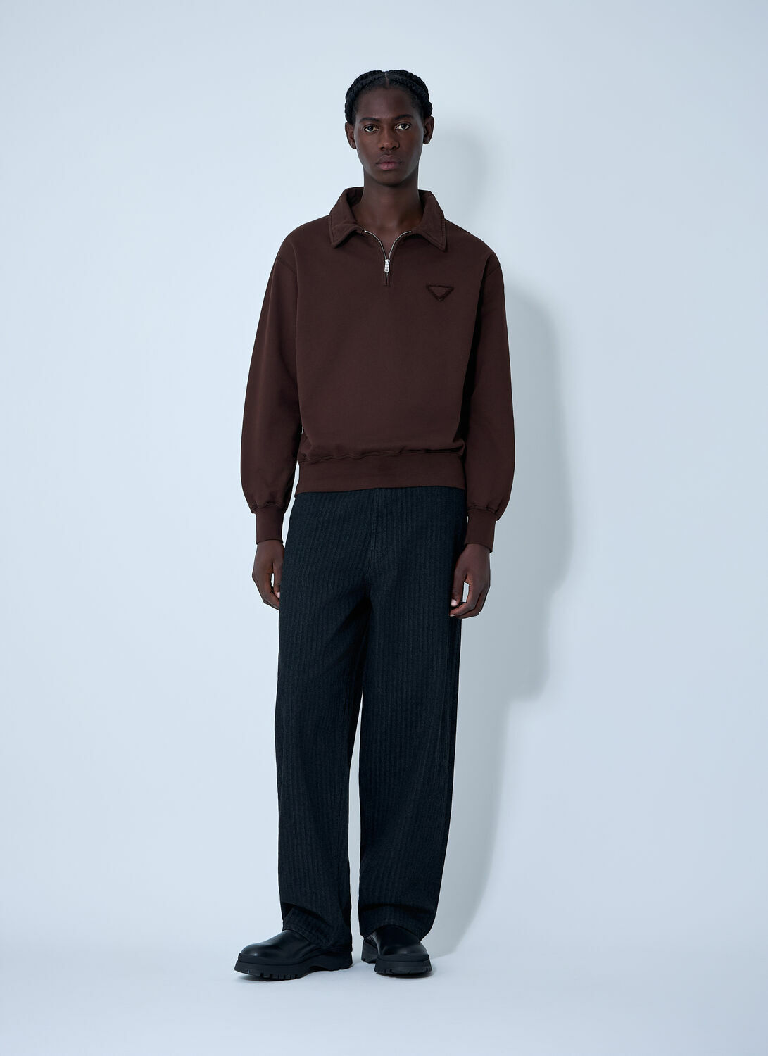 Prada Logo Motif Sweatshirt