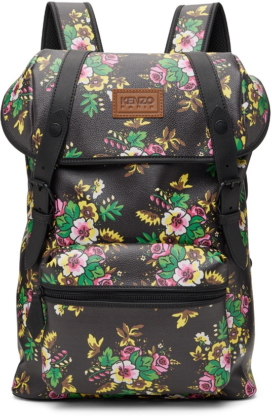Photo: Kenzo Black 'Pop Bouquet' Backpack