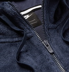 Nike - Fleece and Cotton-Blend Jersey Zip-Up Hoodie - Men - Navy