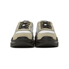 Balmain Black and Grey Jace Sneakers