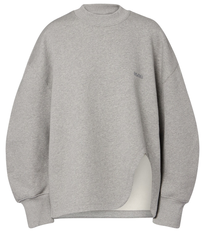 Photo: The Attico Oversized cotton jersey sweatshirt