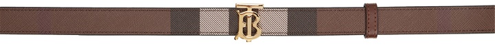 Photo: Burberry Brown Check Reversible TB Belt