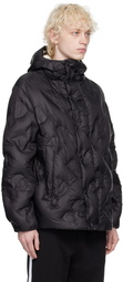 Dolce & Gabbana Black Hooded Down Jacket