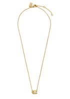 Coach Logo Necklace - Pearl - One Size
