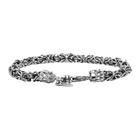 Emanuele Bicocchi Silver Small Byzantine Chain Bracelet