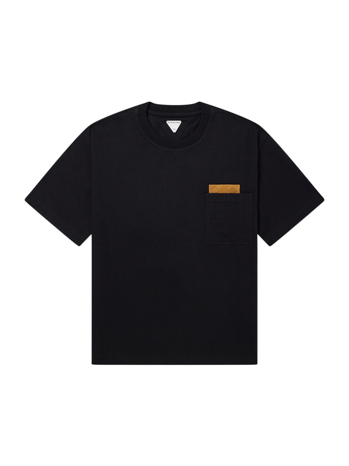 Bottega Veneta - Embroidered Cotton-Jersey T-Shirt - Black Bottega