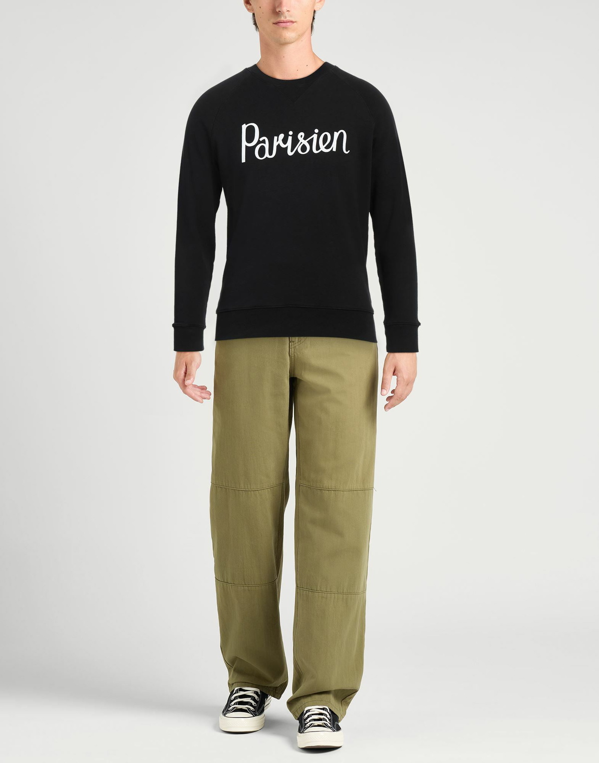 Maison Kitsuné Mens Sweatshirt in Black