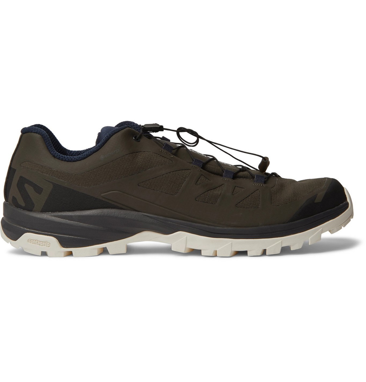 Jeg er stolt igen tidligere And Wander - Salomon Outpath GTX Ripstop and Rubber Sneakers - Green and  Wander