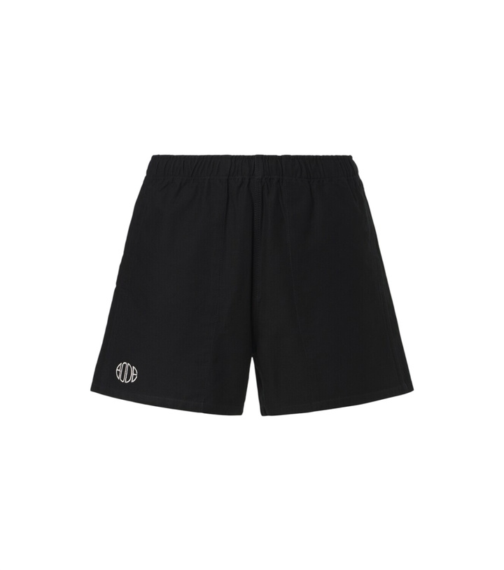 Photo: Bode Logo cotton twill Bermuda shorts