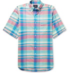 Drake's - Button-Down Collar Madras Checked Cotton Shirt - Multi