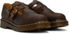 Dr. Martens Brown 8065 Crazy Horse Leather Mary Jane Loafers