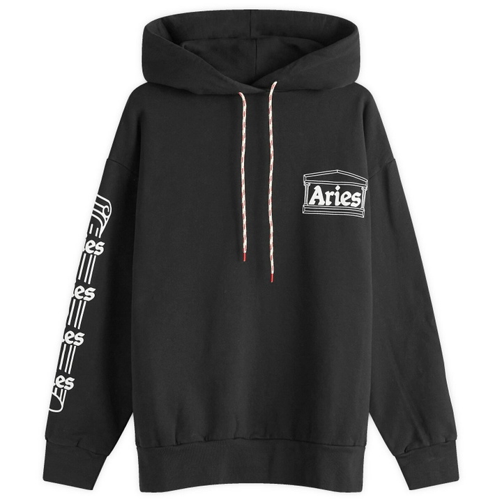 Photo: Aries Men's Column Hoodie in Black