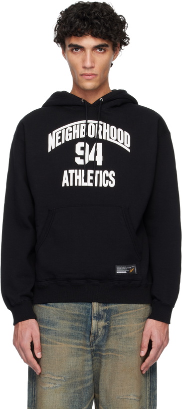 Photo: Neighborhood Black Plain Sweat Hoodie