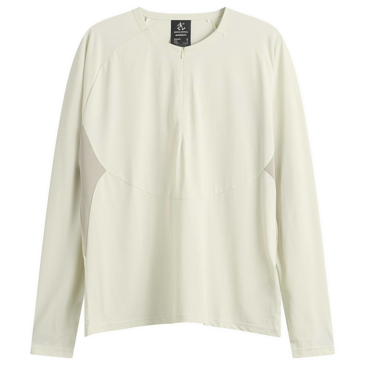 Hiking Patrol Men's x Mammut Light FL Half Zip T-Shirt in Sage Frost/Willow Whisper