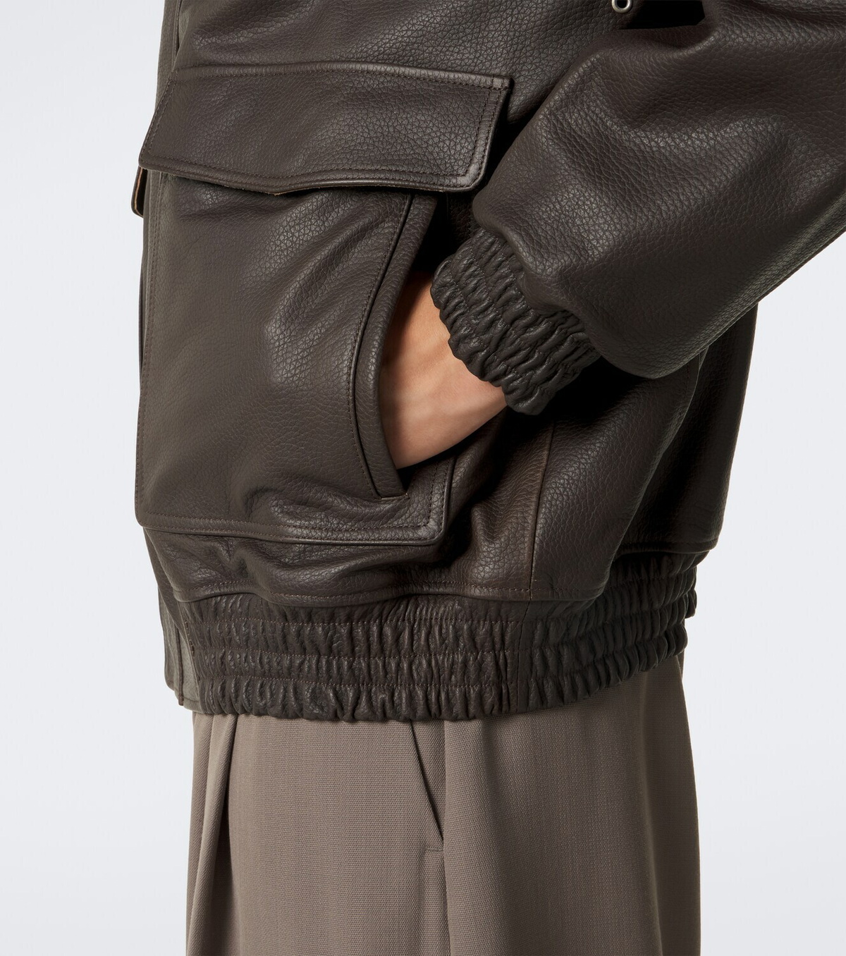 Arma Bari leather blouson jacket