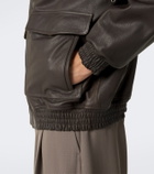 Arma Bari leather blouson jacket