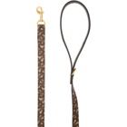 Burberry Brown Monogram Dog Leash