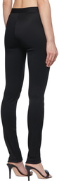 Helmut Lang Black Viscose Leggings