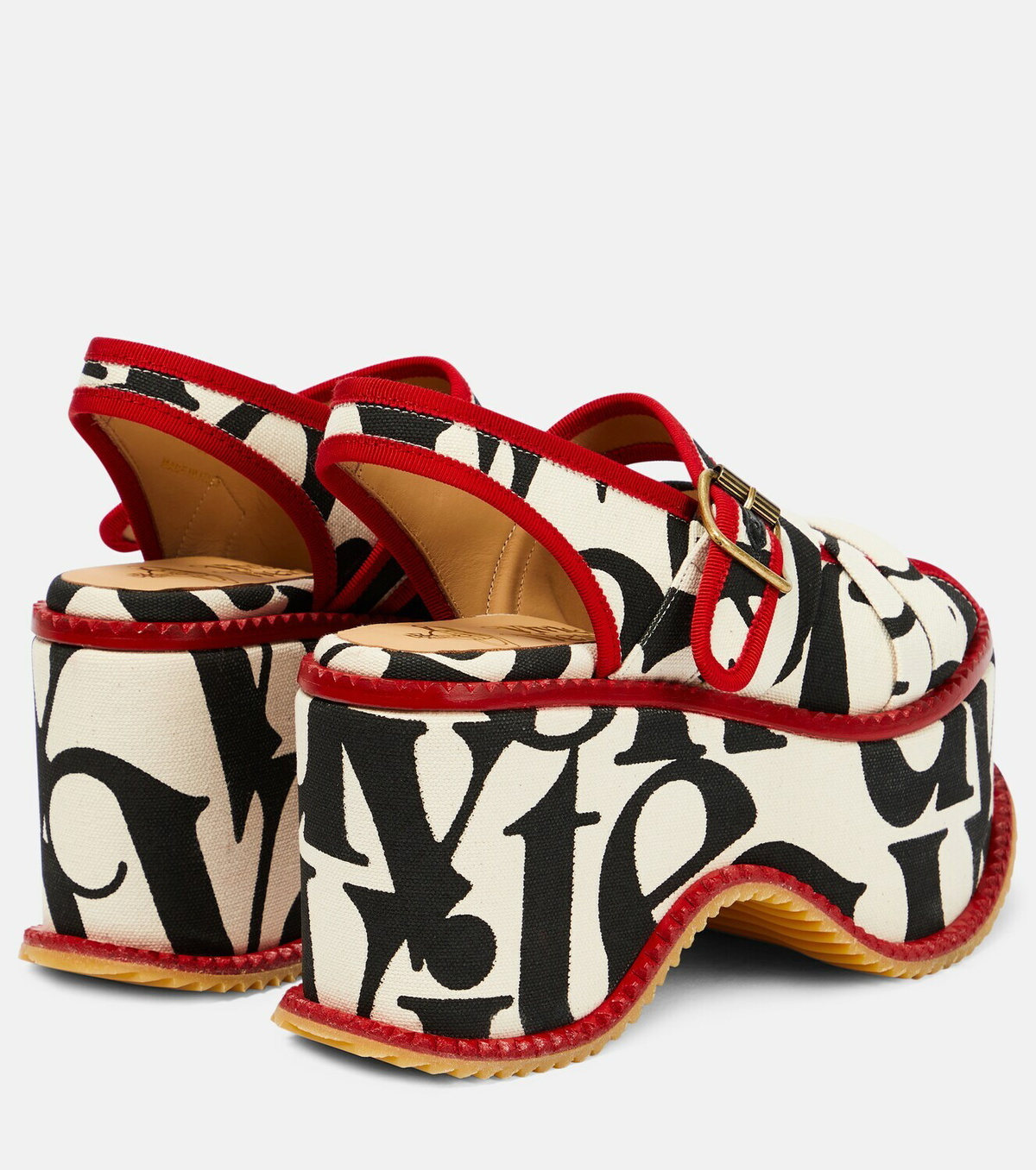 Vivienne Westwood - Northern Sole printed canvas platform
