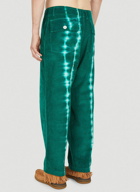 Grid Pants in Dark Green