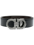 FERRAGAMO - Gancini Leather Reversible Belt