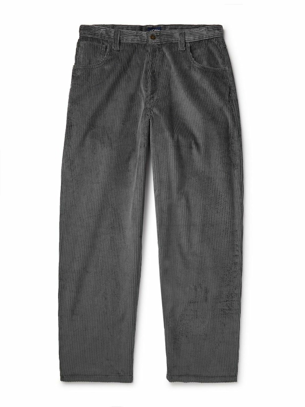 Photo: Noah - Straight-Leg Cotton-Corduroy Trousers - Gray
