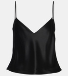 Galvan Ischia satin camisole