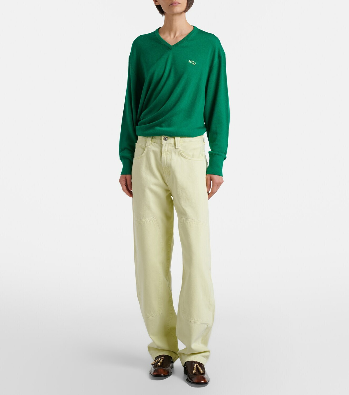 Agolde Laria Pieced tapered jeans