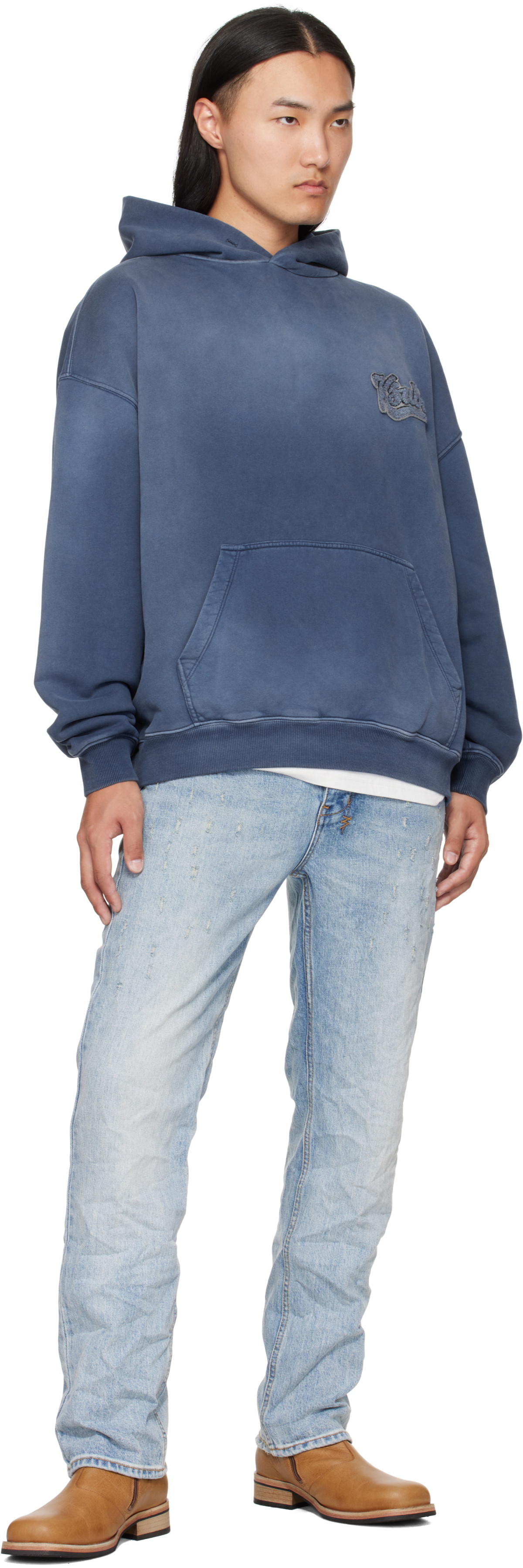 Ksubi Blue Ace Ekcess Hoodie