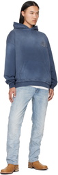 Ksubi Blue Ace Ekcess Hoodie