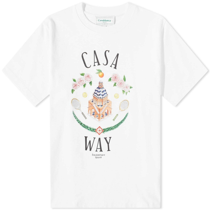 Photo: Casablanca Men's Casa Way T-Shirt in White