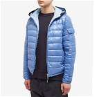 Moncler Men's Galion Hooded Down Jacket in Mid Blue