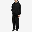 Valentino Men's VLTN Popover Hoodie in Black/Black