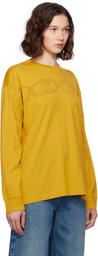 MM6 Maison Margiela Yellow Long Sleeve T-shirt