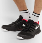 Nike Tennis - Air Zoom Vapor X Rubber and Mesh Tennis Sneakers - Black