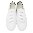 Givenchy White Embroidered Logo Urban Street Sneakers